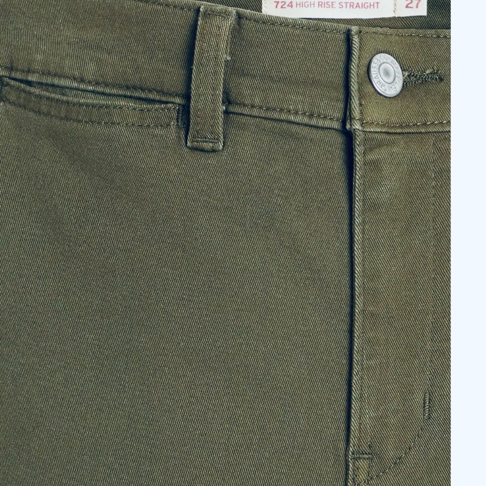 Levi's Women's High Rise Tailored 724 Slim Straight Size NWT - Picture 3 of 15